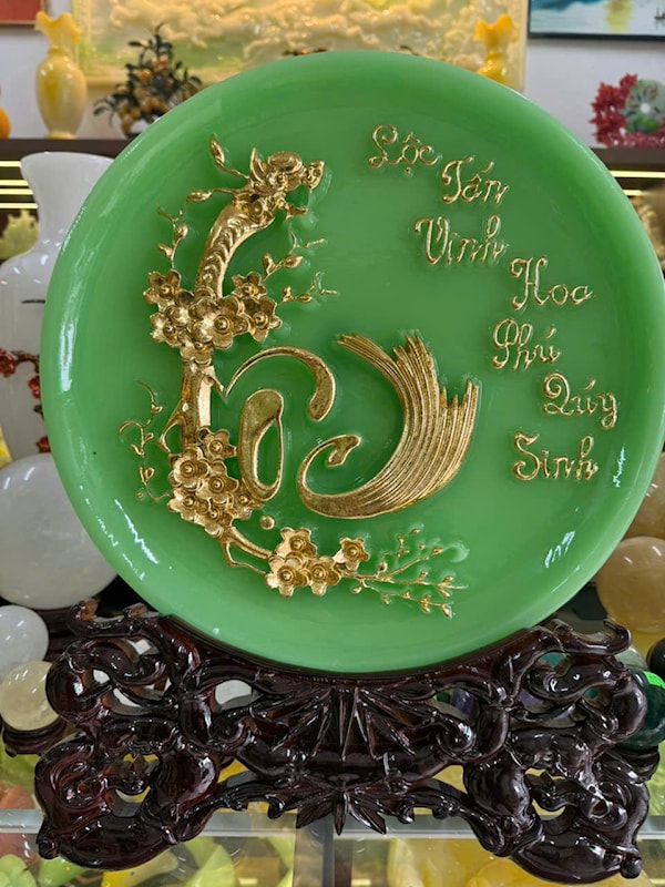 Đĩa Phúc Lộc Thọ nhẫn 